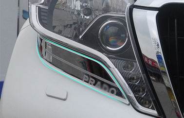 중국 프로 크롬 헤드라이트 베젤 / 자동차 헤드라이트 커버 Toyota Prado FJ150 2014 협력 업체