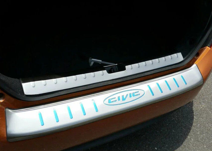 HONDA CIVIC 2016 Tail Gate Door Sill Rear Bumper Stainless Steel Scuff Plate