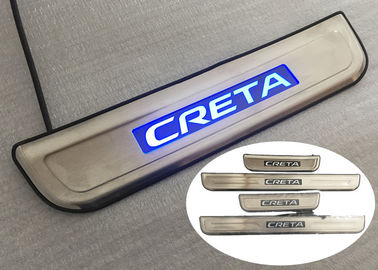 중국 현대 IX25 CRETA 2014 2015년을 위한 튼튼한 LED 파란 가벼운 옆문 문턱 판 협력 업체