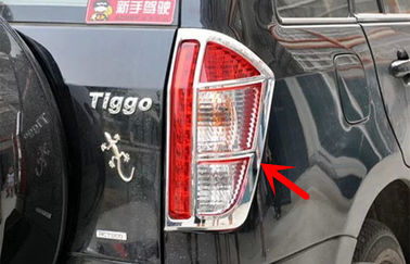 좋은 가격 카스텀 자동차 헤드라이트 커버, Chery Tiggo 2012 꼬리 램프 크롬 림 유통자 온라인으로