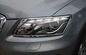 주문을 받아서 만들어진 아BS Chrome 헤드라이트 날의 사면 Headlamp 렌즈 덮개 Audi Q5 2012년 협력 업체