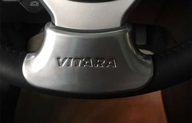 좋은 가격 SUZUKI VITARA 2015 크로메드 자동차 인테리어 액세서리 스티어링 휠 가니쉬 온라인으로