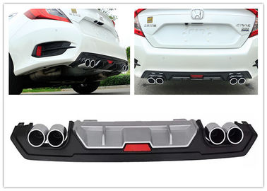 좋은 가격 HONDA 뉴 시빅 2016 자동차 보디 키트, 스포츠 스타일 후방 벙퍼 디프우저 온라인으로