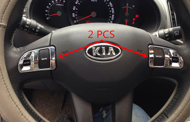 좋은 가격 KIA Sportage R 2014용 자동차 인테리어 정비 부품 크롬 ABS 스티어링 휠 정비 온라인으로