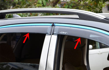 좋은 가격 HONDA CR-V 2012 자동차 창문 비저, 스테인리스 스틸 트림 스트라이프 풍선 디플렉터 온라인으로